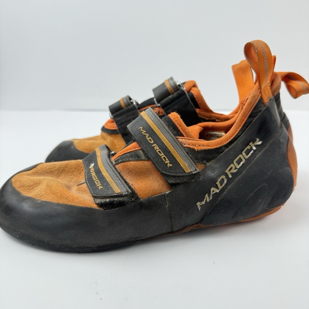 Mad Rock Climbing Shoes Mens 9 Flash 2.0 Orange Climb Bouldering Gym Outdoors - Picture 5 of 16